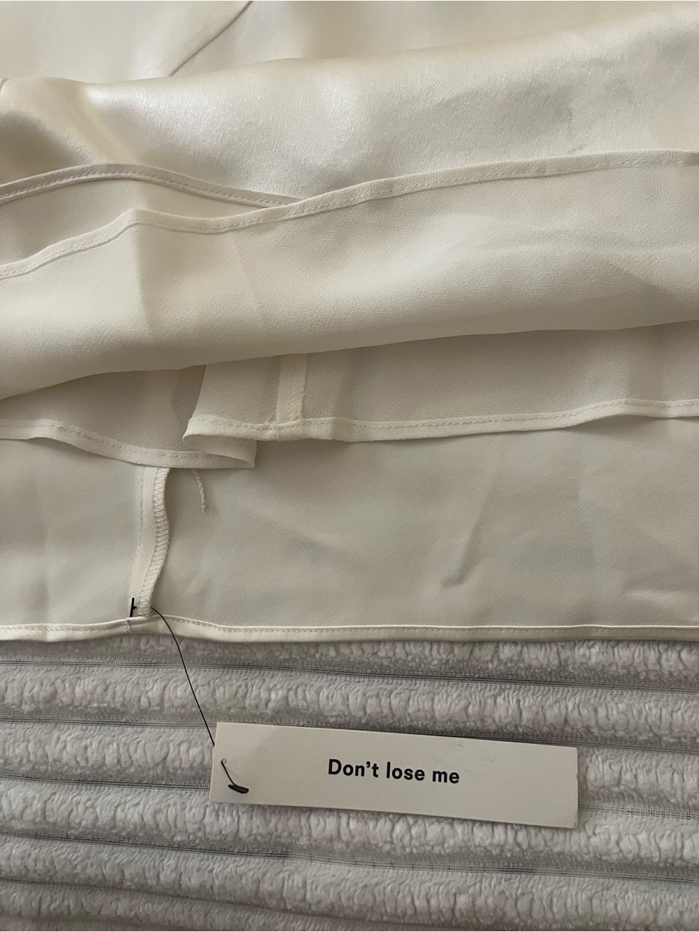 Reformation Ronda Silk Dress in Ivory - Picture 10 of 16